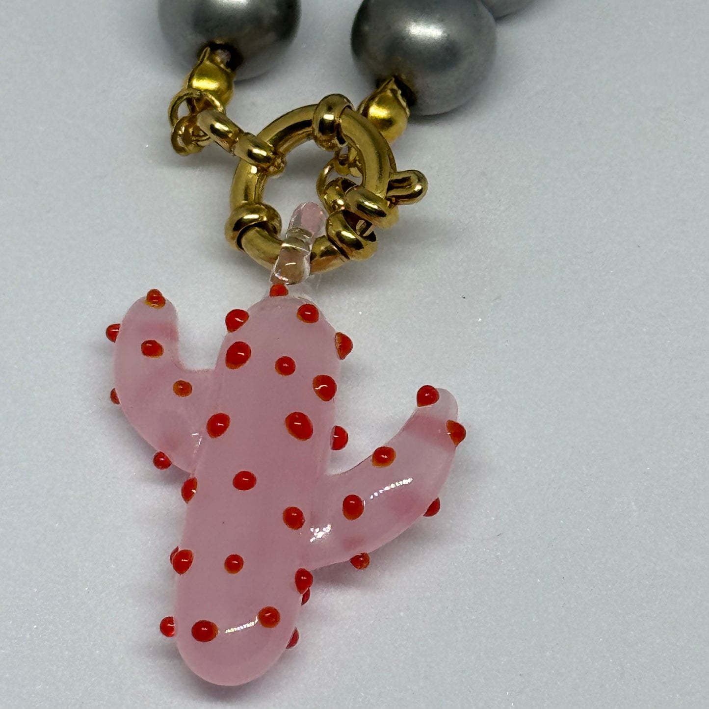 Collar Grace con cactus