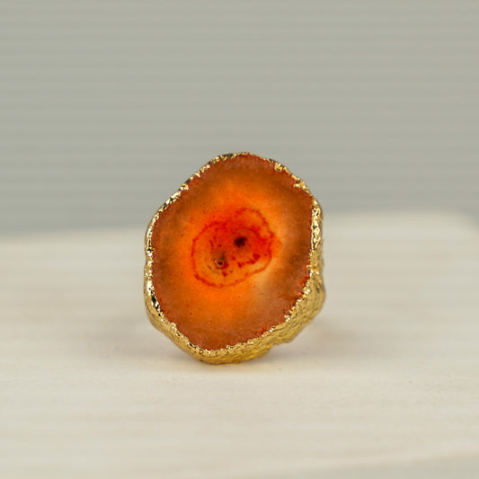 Anillo Lava Naranja