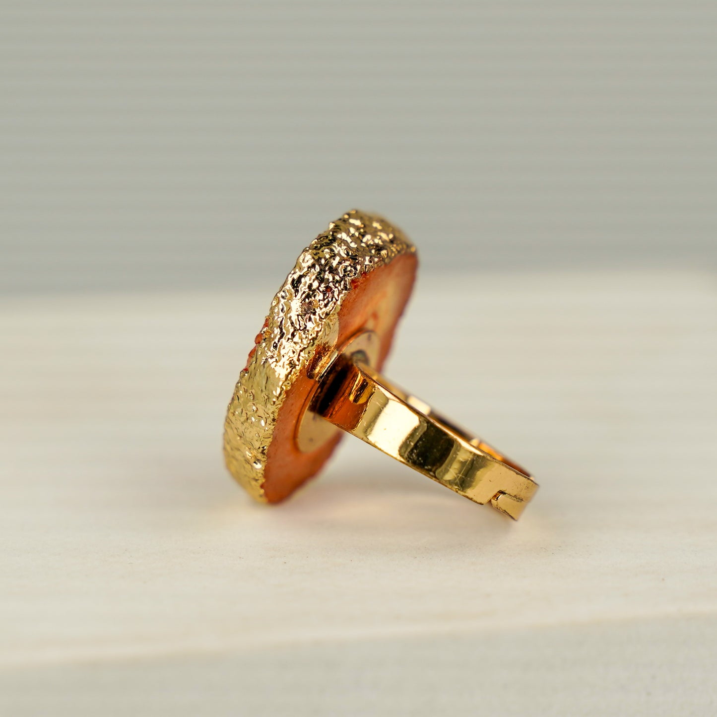 Anillo Lava Naranja