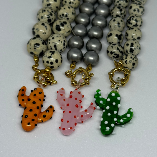 Collar Grace con cactus